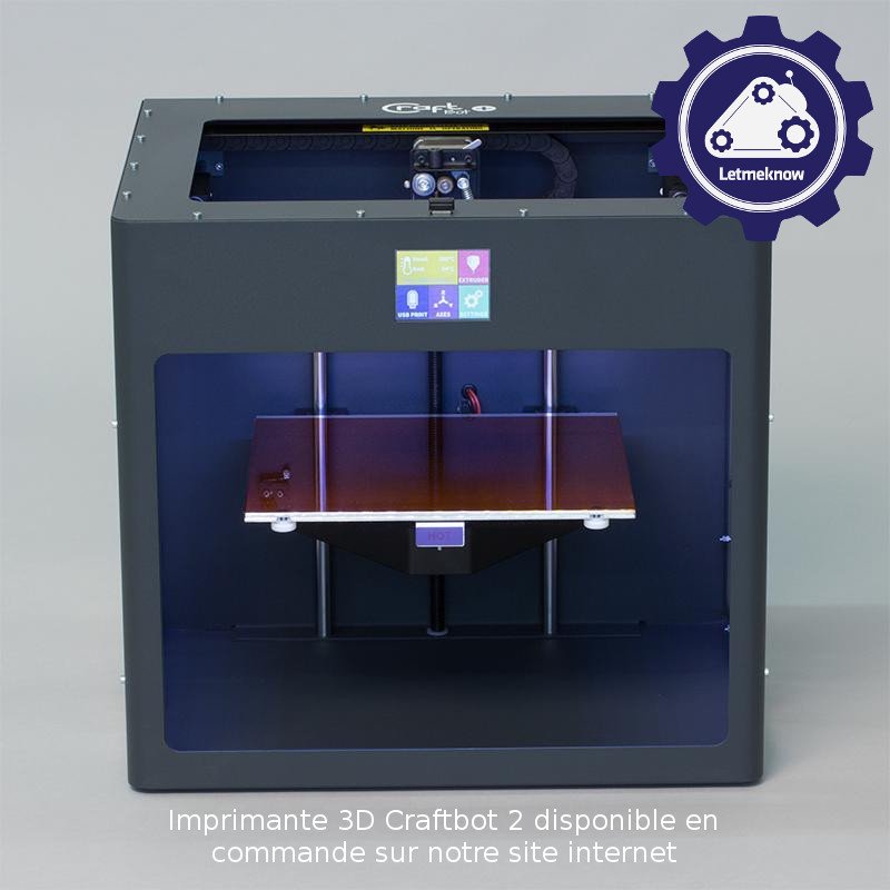 LetmeknowFr's tweet photo. La nouvelle imprimante #CraftBot2 est disponible en commande sur notre site internet ! https://t.co/KNbsxWrWdZ https://t.co/kn4RThwhlY