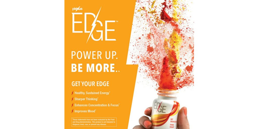 PlexusResults's tweet photo. Our newest product, Plexus EDGE, provides healthy, sustained energy and increased mental focus.  #myplexus #plexus https://t.co/vR82Ix6aP9