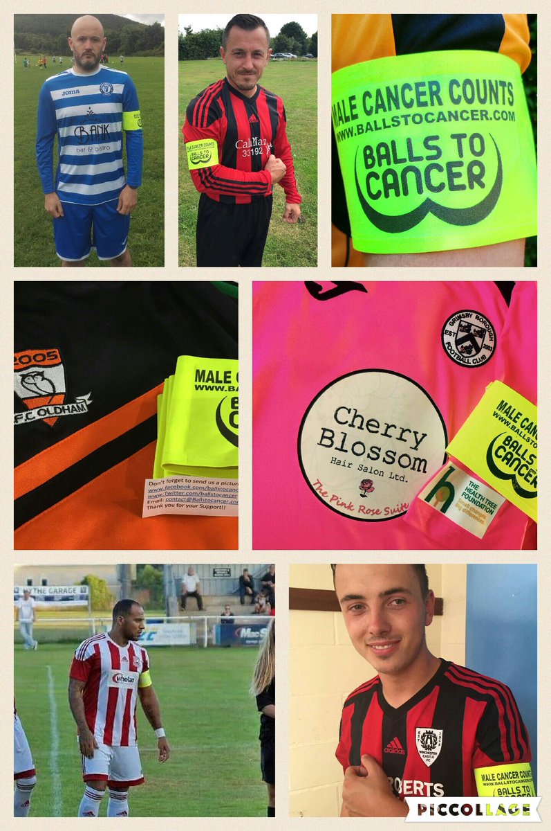 Ballstocancer's tweet photo. So honoured to see so many football teams wearing our captains armband. If your team wants one just DM us RT https://t.co/cxQv2e1Bxp