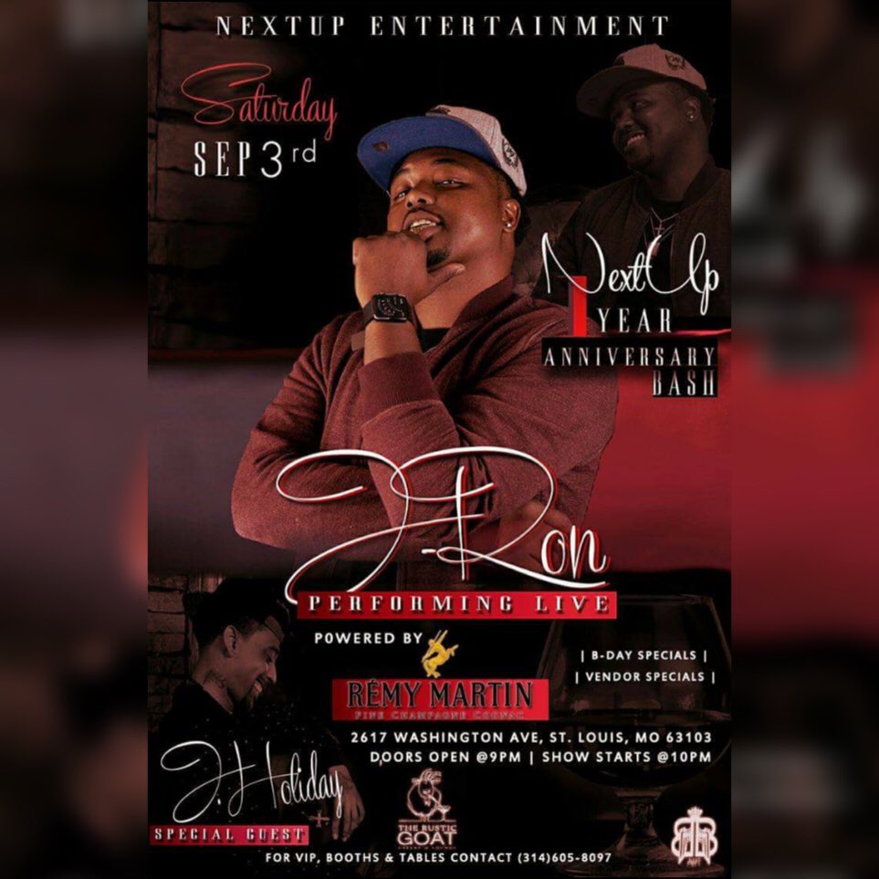 JohnnyMack_'s tweet photo. #CityBoiEnt new artist ππ€π₯@_JRon__ LIVE #SaveTheDate #NextUpStL powered π by Next Up LIVE https://t.co/wCMhNF5iIV