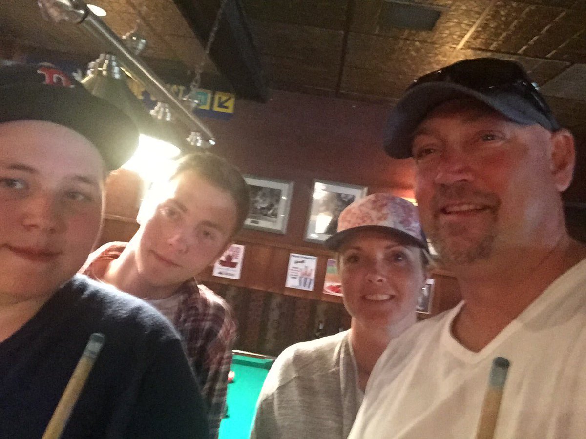 And we are at his #Pappa's old #Stompin Grounds the #Ho 
<a href="/CanmoreHotelAB/">Canmore Hotel</a> 
#Pool #Beers #Local
#Memories