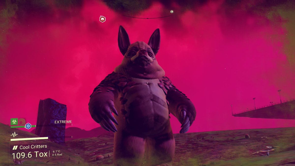 specialpurpose_'s tweet image. I will name the creature Hare Bear #harebear #nomanssky
