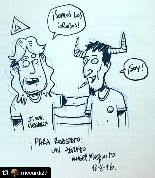 Dibujos de <a href="/AngelMosquito/">Angel Mosquito</a> para Roberto en #crackbangboom @cbb7oficial #mateneditorial ift.tt/2aMY4t0