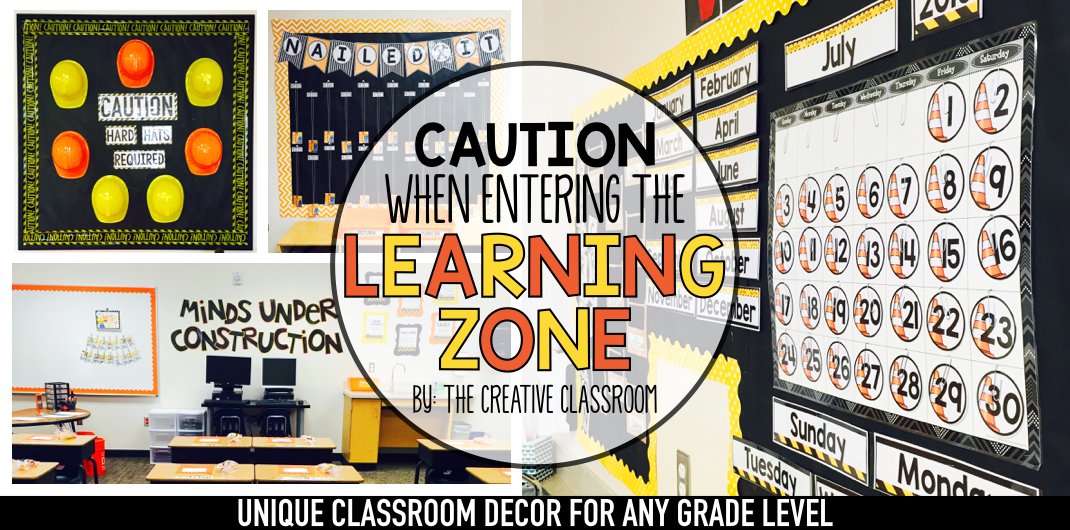This year I went with a construction theme! Perfect for STEM and Growth Mindset! #tptchat ow.ly/IpCH303e65Z