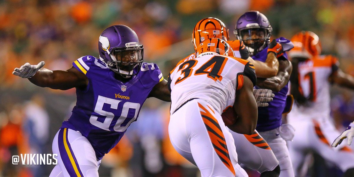 Vikings's tweet photo. Run defense was a point of emphasis as the #Vikings returned to Winter Park.

MORE: https://t.co/w2F17Wi6f3 https://t.co/lnhDSYGEYh