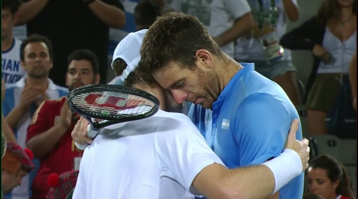 Saludo Murray Y Delpo