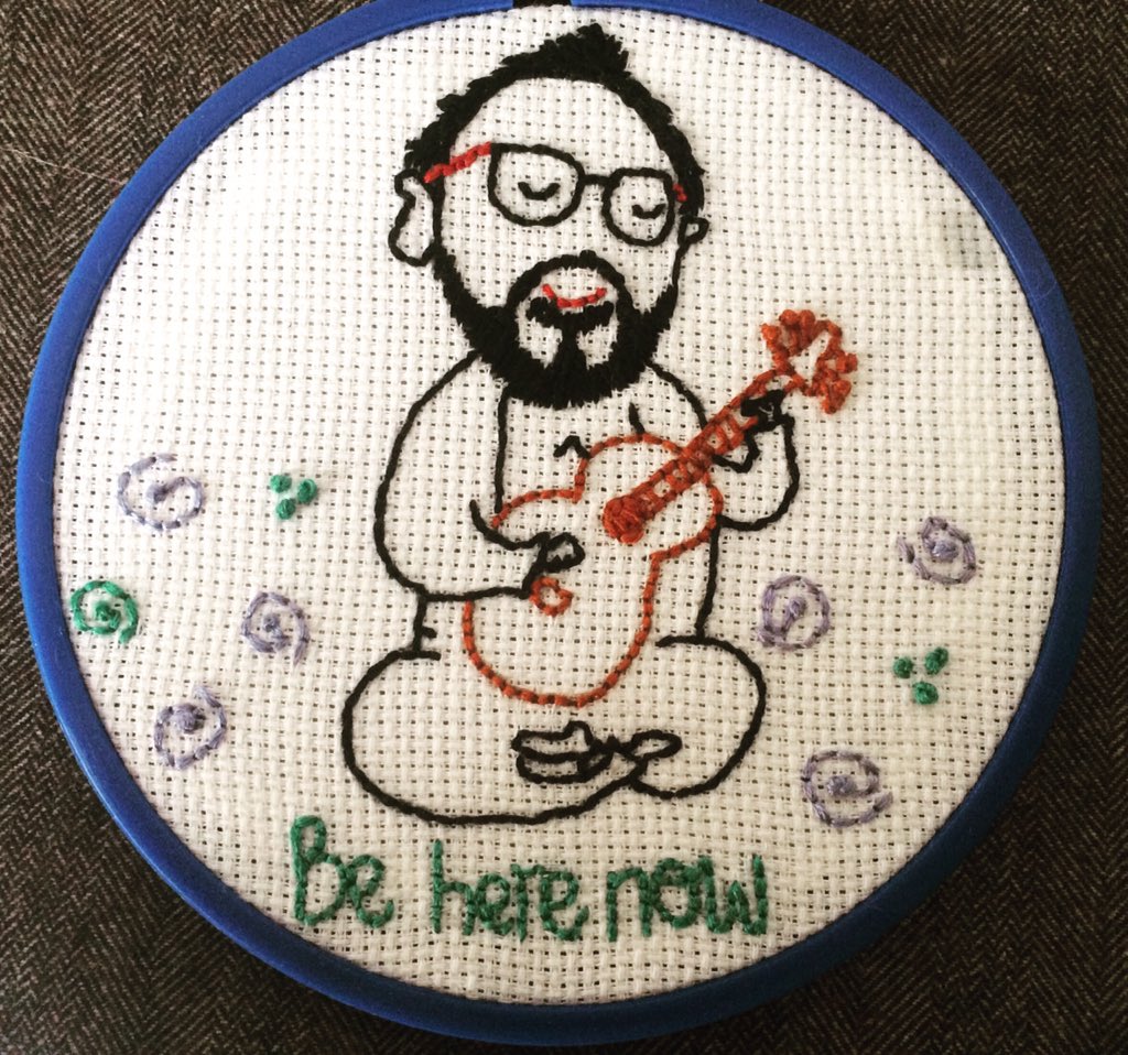 pinzonic's tweet photo. Un regalito inolvidable! #Pinzonic #Music #Meditation #beherenow #bordado #handcrafted https://t.co/nhNKrpToHC