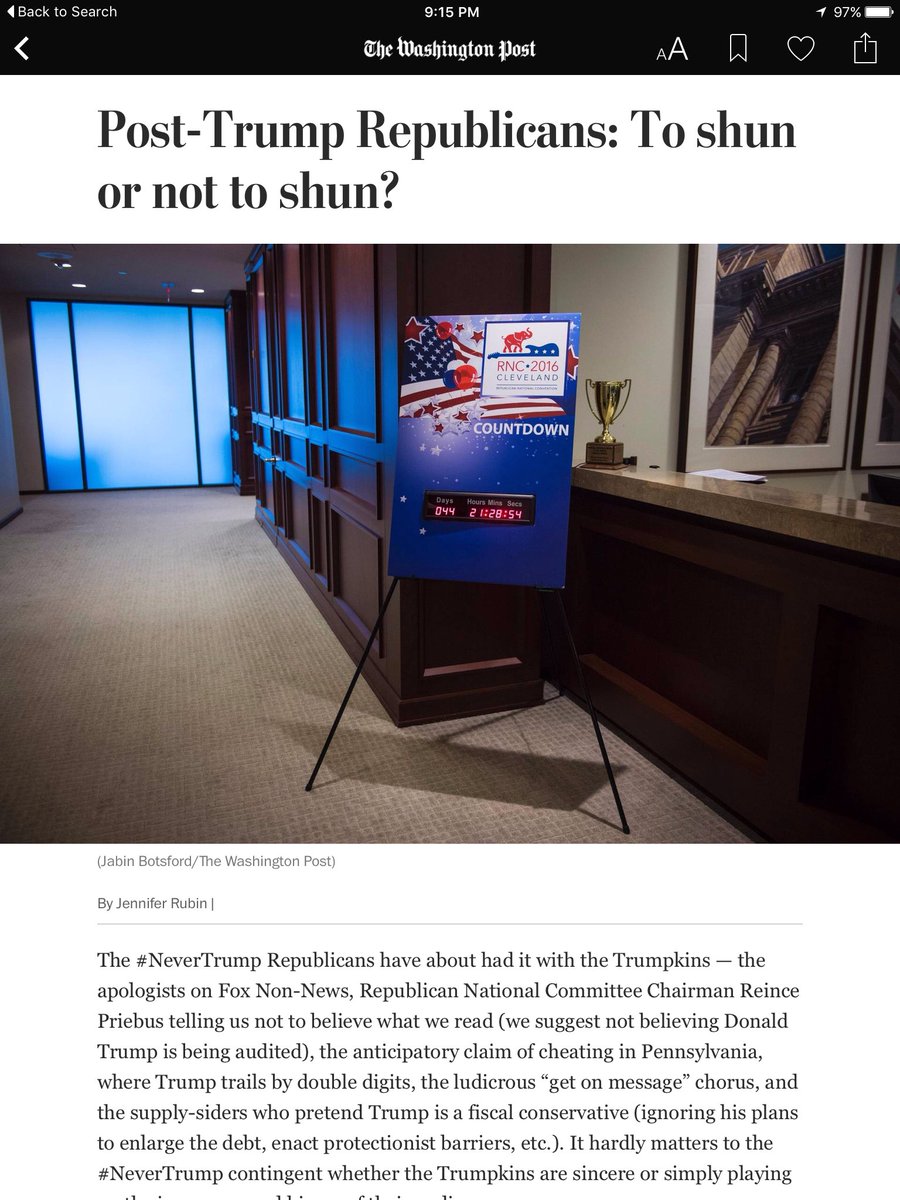 Limited_Rampage's tweet image. @washingtonpost @JRubinBlogger Why is this childish shit in my news app? #NotEvenClose #MiddleSchoolWriting #twatty