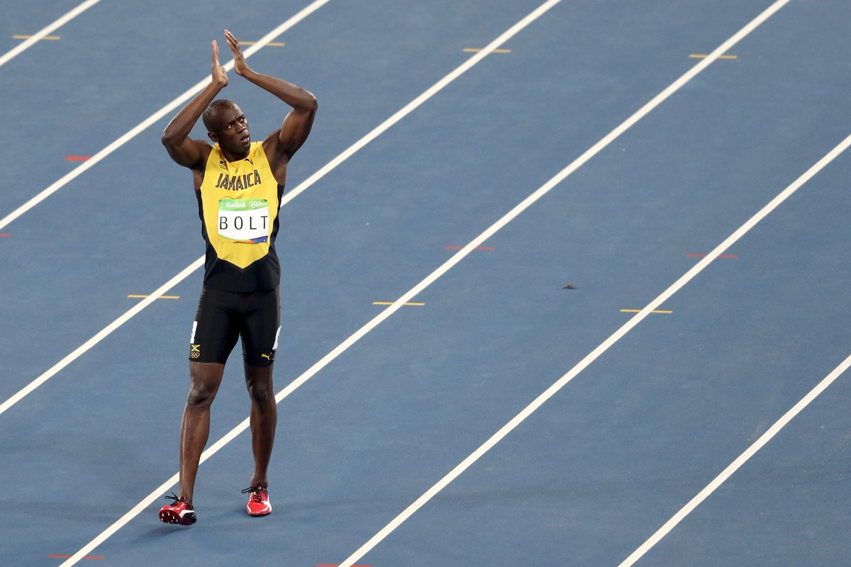 BREAKING: Usain Bolt wins the men's 100m final at #Rio2016. Time: 9.80 skysports.tv/yoWFZd