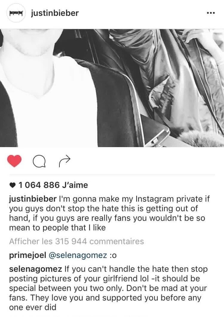 jnklalisa_'s tweet photo. yo ahora #SelenaEndedJustinParty https://t.co/8YFWh7nf1B