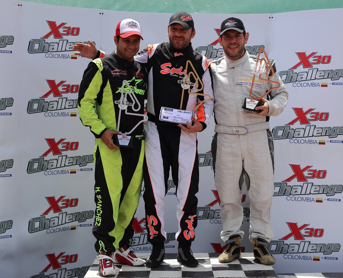 X30Colombia's tweet photo. Podio #X30Master en la III Válida de #X30Colombia.
P1. Juan Manuel Forero P2. Hernando Sánchez P3. Pedro Jiménez https://t.co/GloUbCpNSV