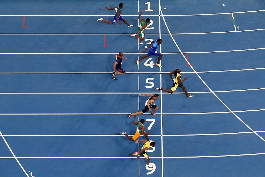 RosarioRunning's tweet photo. Creo @usainbolt es insuperable, #oro en los 100m #Rio2016 https://t.co/ZDvt5MMgkW