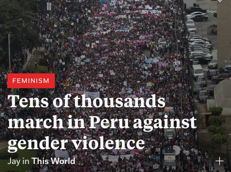 UNWOMEN4Youth's tweet photo. Tens of thousands march in #Peru against #genderviolence 
https://t.co/3g8fICCKNn
@ItsOnUs @SayNO_UNiTE @MAV_Preston https://t.co/myw38vm7nE