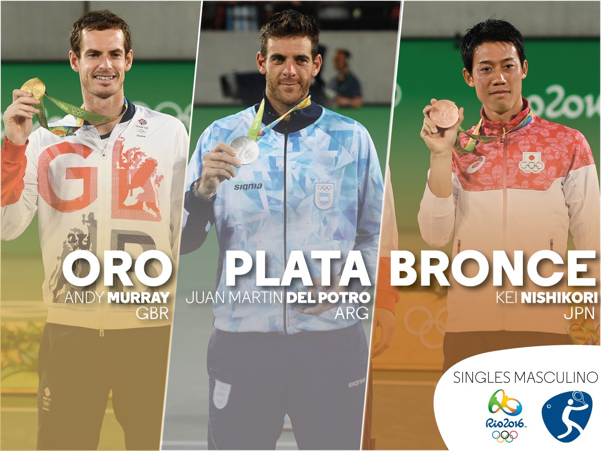 Podio Tenis Rio '16