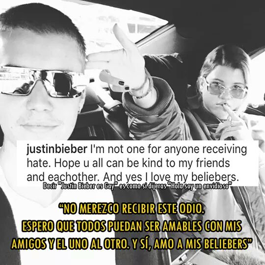maracasanova6's tweet photo. @justinbieber HERMANO VOS RECIBIS AMOR,LA NEGRA DE SOFIA ES LA QUE RECIBE ODIO QUE NO ENTENDES?Nadie la quiere yasta https://t.co/AiBRikQiF0
