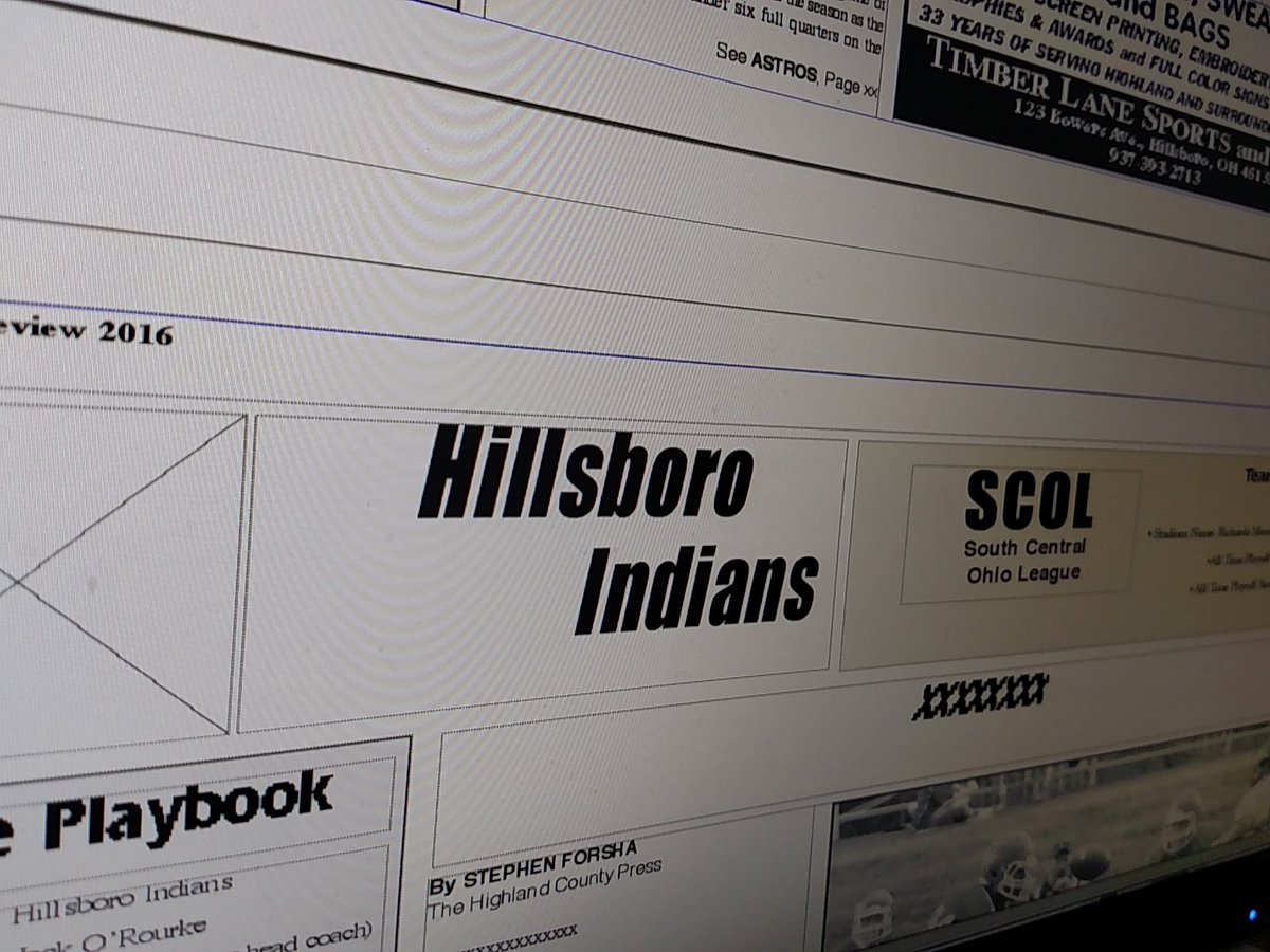 HCPSportsEditor's tweet photo. Beginning the high school football preview process! We write, proof, and build it at the HCP #WeKeepItLocal https://t.co/fBAyzT5oq1