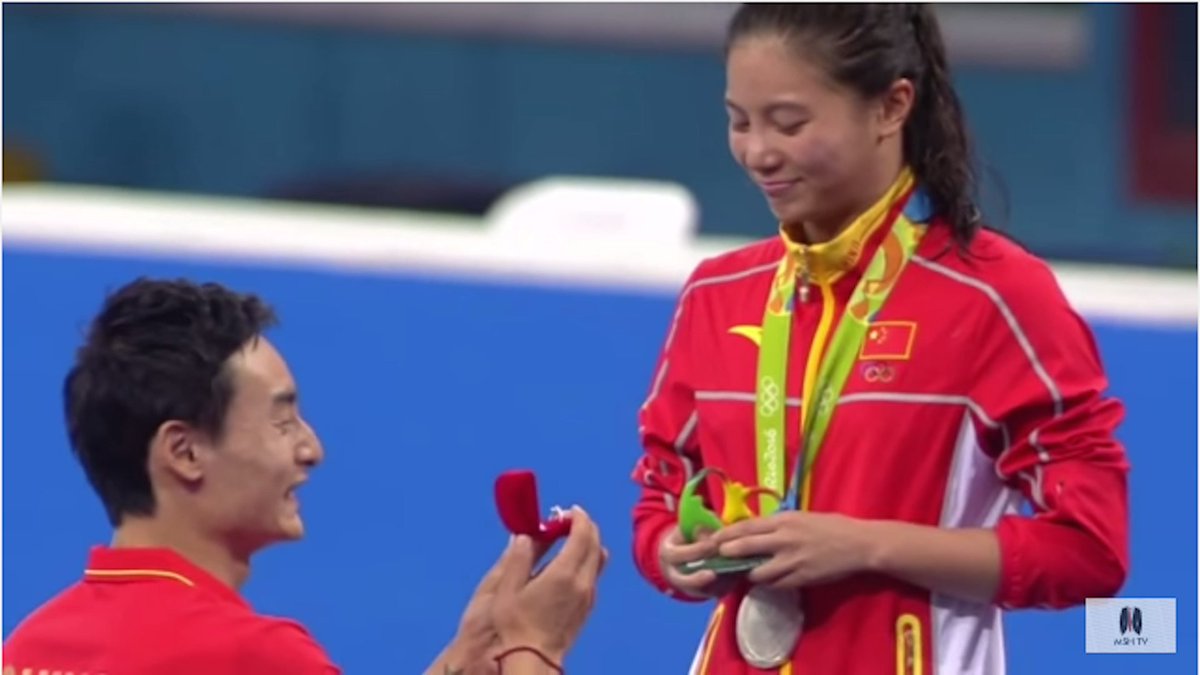 Jezebel's tweet photo. When a silver medalist's boyfriend proposes, the BBC calls it "an even bigger prize" https://t.co/5DOU5BZq8I https://t.co/M4Fg0lAvXd