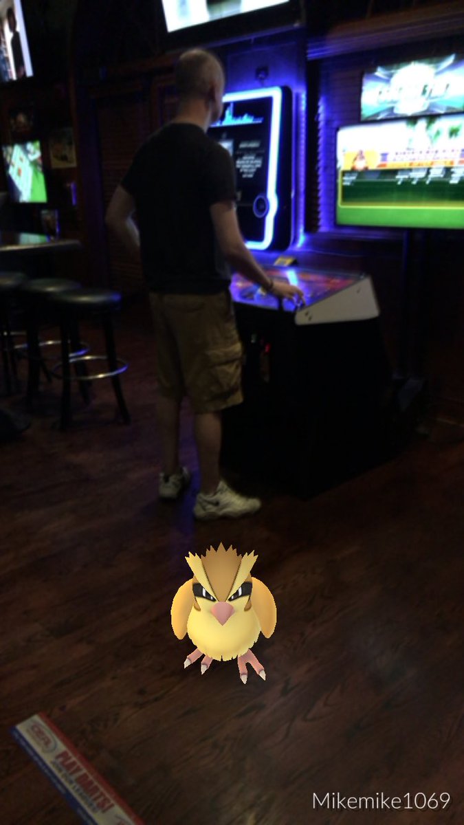 TheRealMikeRach's tweet photo. @TouchTunes Pidgey thought playing Black Rock would be good at @TNPNaperville #PokemonDJContest https://t.co/VKvtsOP6hv