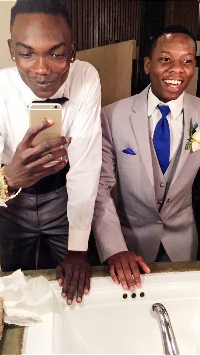 ajnodaysoff's tweet photo. Me and my son #2016prom https://t.co/qd9pgbWMti