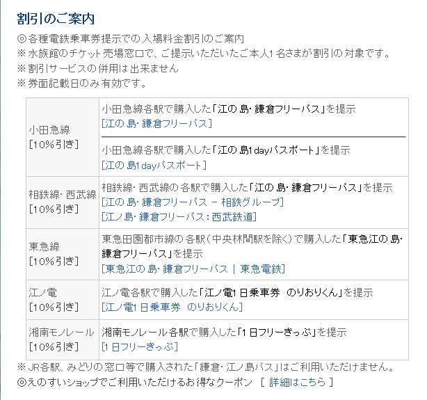 新江ノ島水族館 湘南モノレール 1日フリーきっぷ 江ノ電1日乗車券 のりおりくん 小田急 江の島 鎌倉フリーパスなどのお得なきっぷとの併用で 当館も10 割引になりお得です T Co 1arjxrp4yt 新江ノ島水族館 湘南モノレール 1日フリーきっぷ 江ノ電1日乗車券 のりおりくん 小田急 江の島 鎌倉フリーパスなどのお得なきっぷとの併用で 当館も10 割引になりお得です T Co 1arjxrp4yt