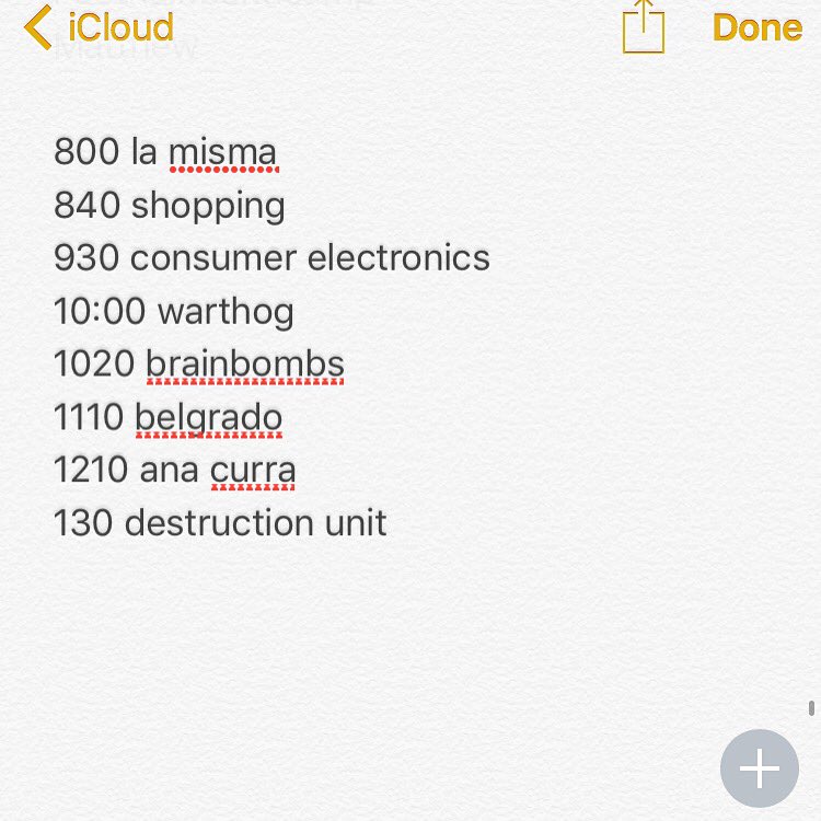 Also they're releasing more tickets at the door cause Union has a larger capacity than Teragram.