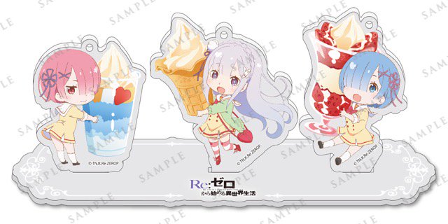 ミニストップオリジナルの「リゼロ」グッズですが、店内設置の