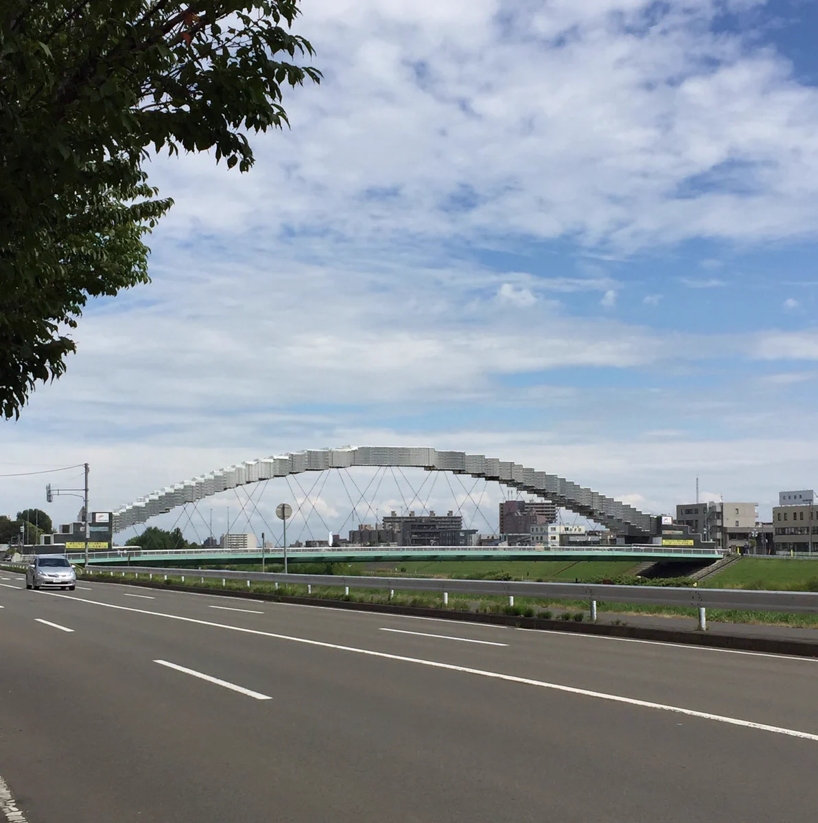 8bitみたいな橋は実在した！工事中の水穂大橋の外観が凄いことになってるｗｗｗｗ