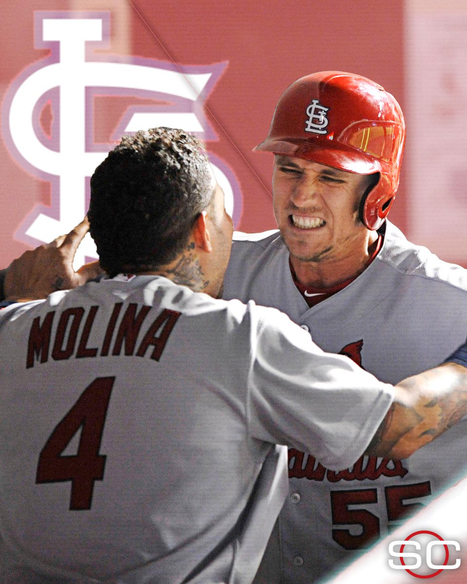 SportsCenter's tweet photo. Stephen Piscotty's 3-run homer in the 8th inning fuels the Cardinals to a 6-4 win vs the Cubs. https://t.co/NqI4LZ9Ulz