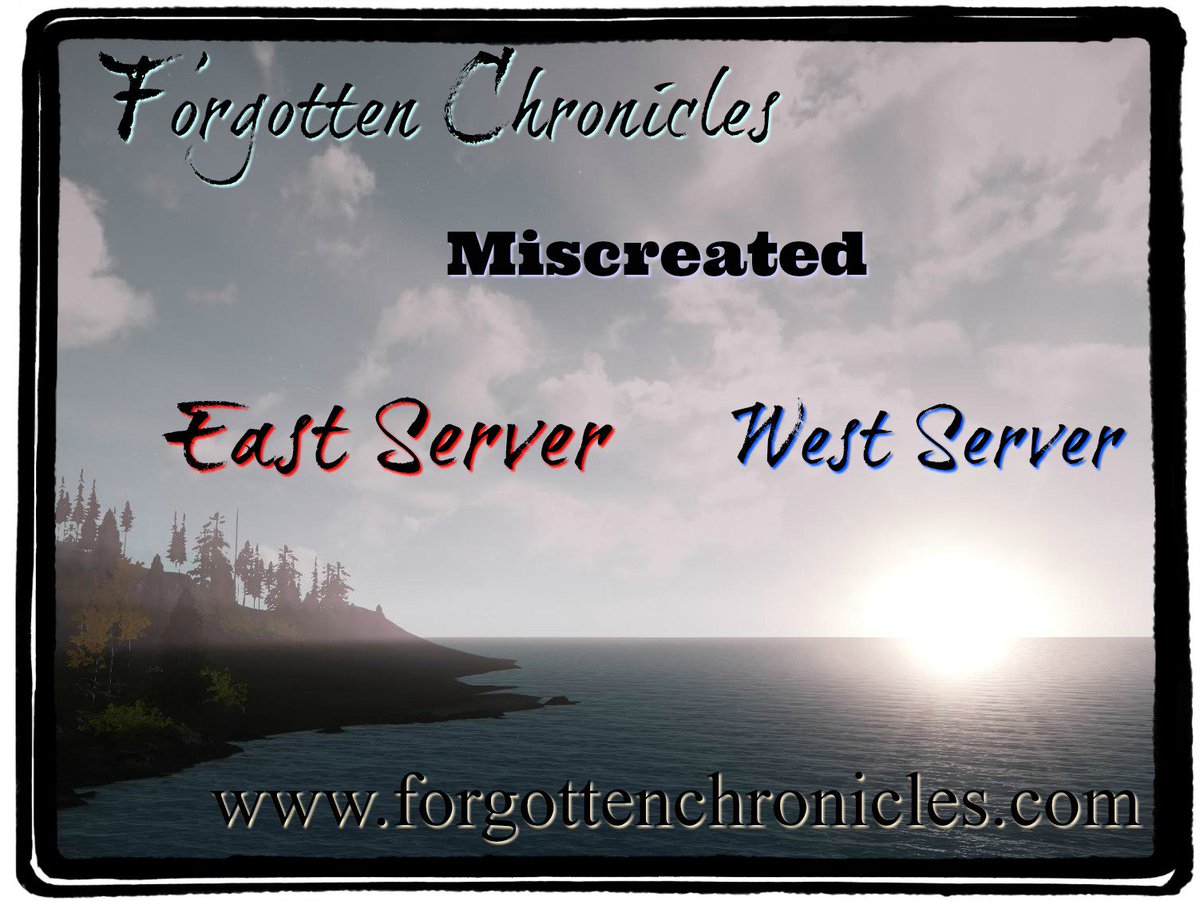 Forgottencrp's tweet photo. Come Join Forgotten Chronicles East meets West Server's @miscreatedgame @Forgottencrp Applications are Open! https://t.co/XCeiCFlVrw