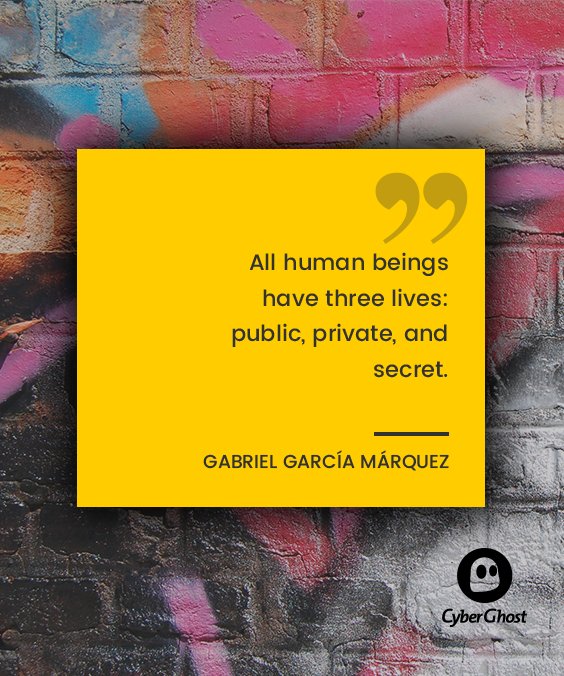CyberGhost_EN's tweet photo. Which life do you prefer? #privacyquotes https://t.co/wl5sMXiOhi