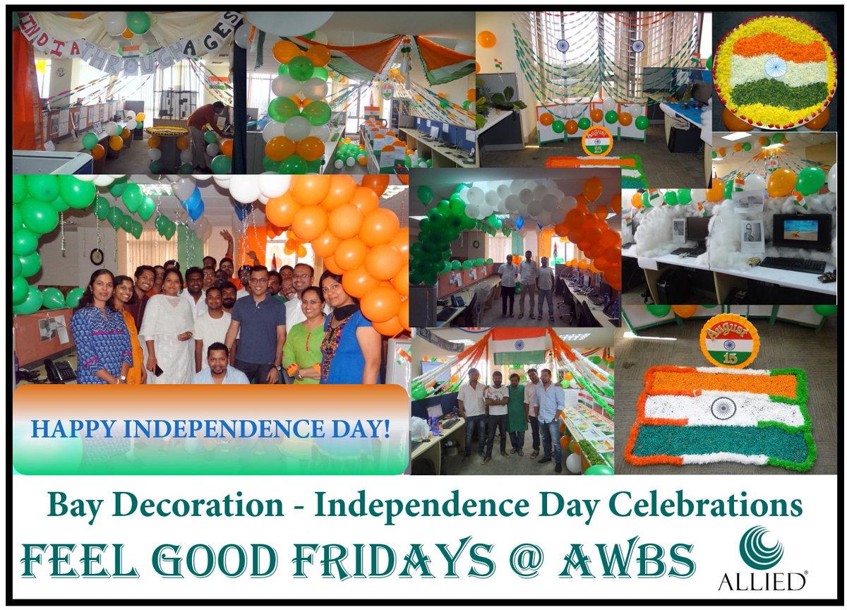 awbspl's tweet photo. #Allied wishes you a very Happy Independence Day! #IndependenceDayIndia    https://t.co/jVOZPebWvO https://t.co/fOIwmYn0gz