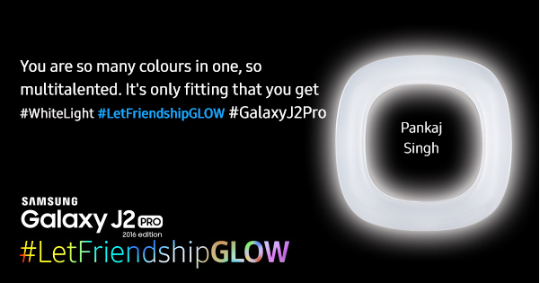 NidhiBhar's tweet photo. Make this Friendship Day special for your friend with #GalaxyJ2Pro & #LetFriendshipGLOW https://t.co/XQ9Ev3yCQm https://t.co/YhYIcMAO1h