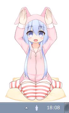 うさぎパジャマと牛パジャマも修正完了。 