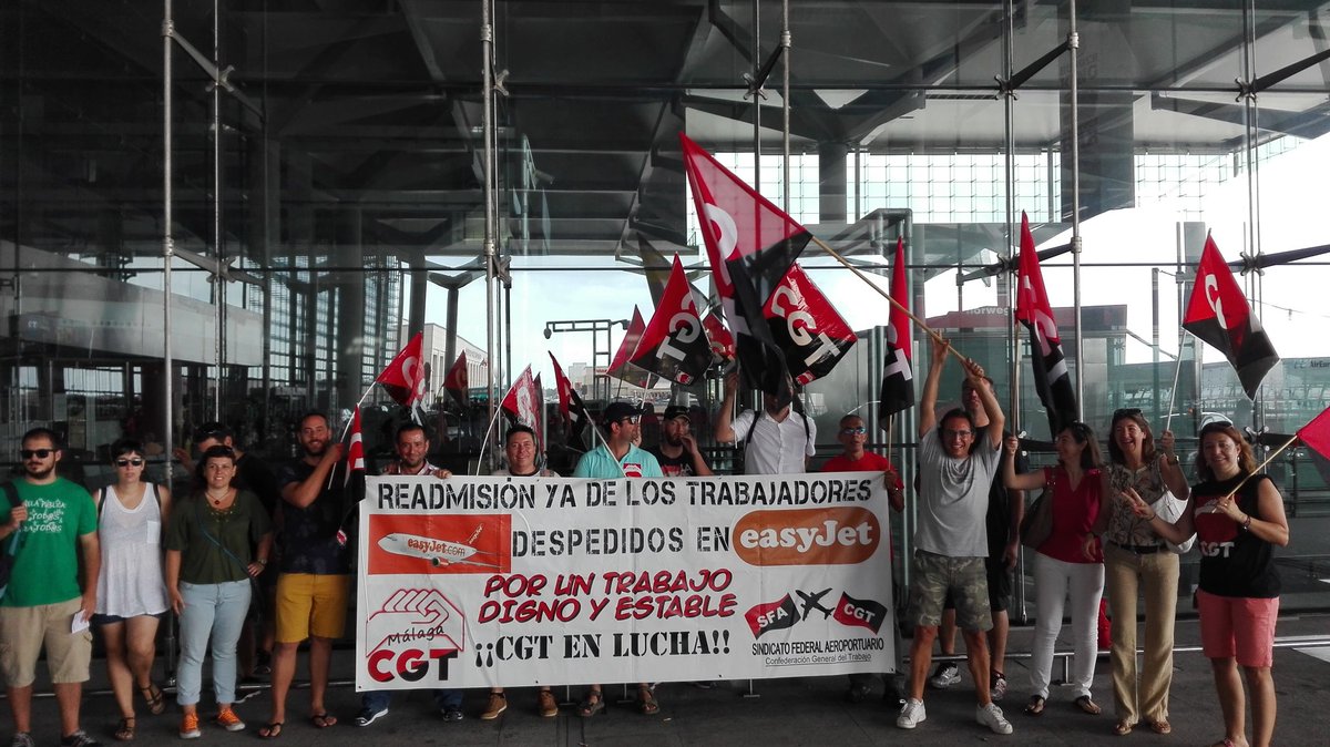76 días de huelga y sigue la lucha de los compañeros de Easyjet. Nos vemos el22 Contra los despidos, SOLIDARIDAD!!!!