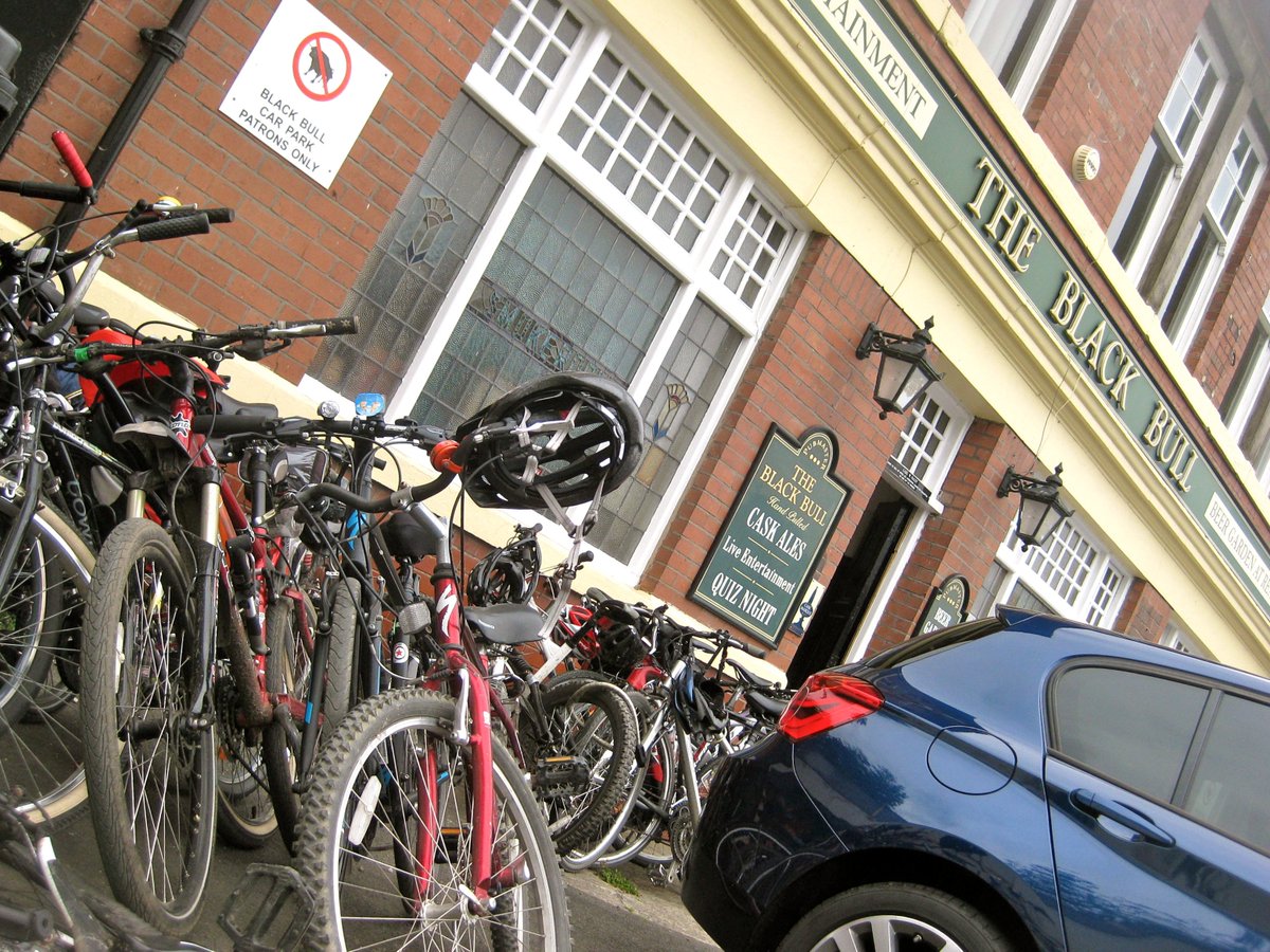 CheersPal's tweet image. Big thanks to the Black Bull at Blaydon for hosting 123 cyclists on @SchoonerGate charity Rock n Roll Tyne Cruise