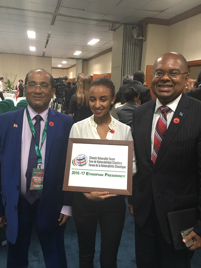 Ethiopia holds the new chair of <a href="/TheCVF/">Climate Vulnerable Forum</a>