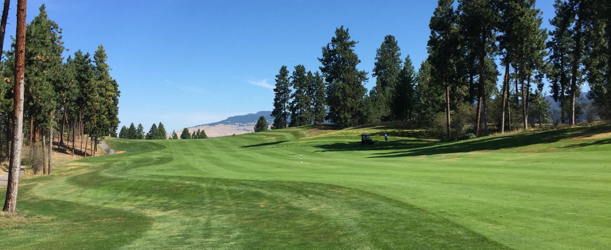 <a href="/QuailBearGolf/">Okanagan Golf Club</a> - the bear looking down the 18th fairway - greens &amp; entire course is exceptional