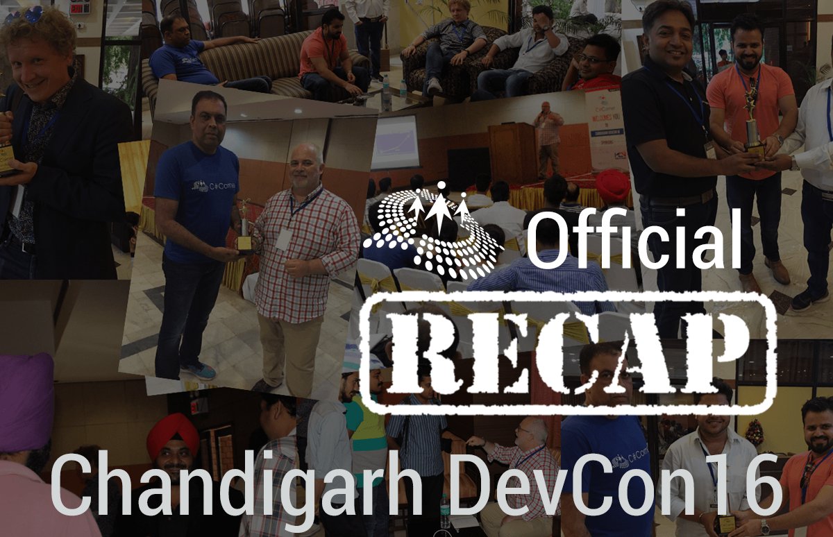 CsharpCorner's tweet photo. .@CsharpCorner Chandigarh DevCon16: Official Recap https://t.co/rKokin1FiW #ChdDevCon16 #CsharpCorner https://t.co/ZZXFUrTmWC