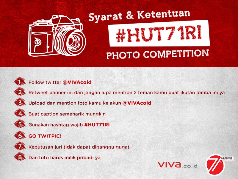 Lebih lanjut, baca mekanisme kompetisinya yang gampang banget di bawah ini, dan langsung ikutan #HUT71RI yuk! (3)