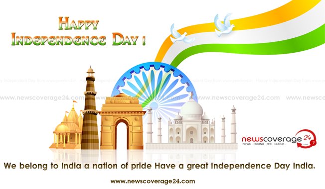 newscoverage247's tweet image. We belong to India a nation of pride Have a great Independence Day India
#IndiaIndependenceDay #India #Newscoverage