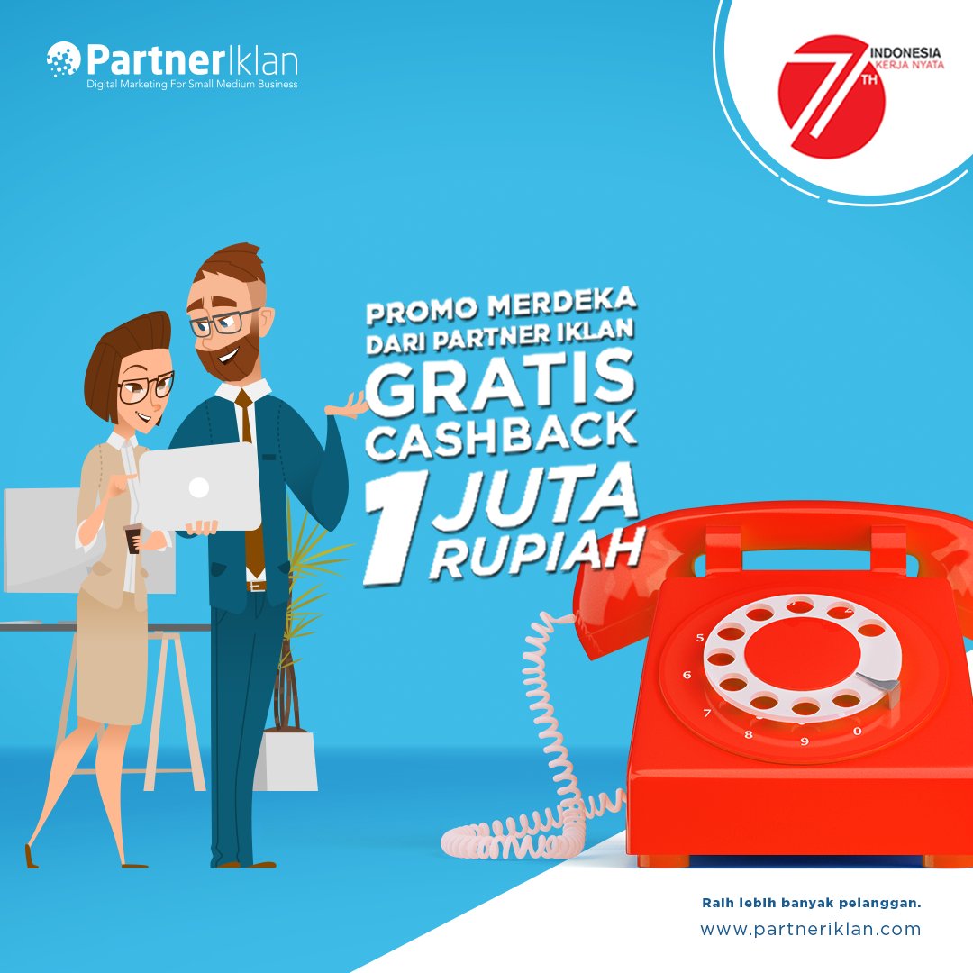 Hi Business Owner, tingkatkan penjualan bisnis Anda sekarang! Dan dapatkan Promo Merdeka selama bulan Agustus.