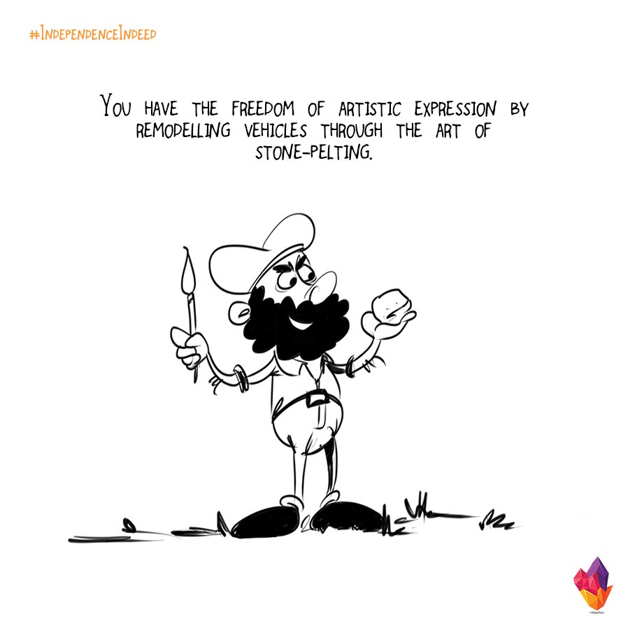 digital_inspire's tweet photo. #IndependenceToday gives you artistic license to display your vulgar display of power to a broad audience. https://t.co/2OZKs5VU3T