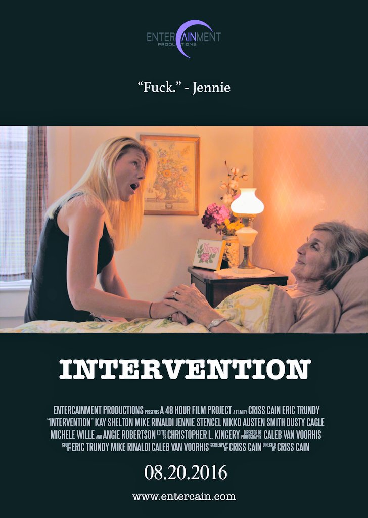 entercain's tweet image. Coming soon. #2016CLT48 #48HourFilmProject #EntercainmentProductions #Intervention