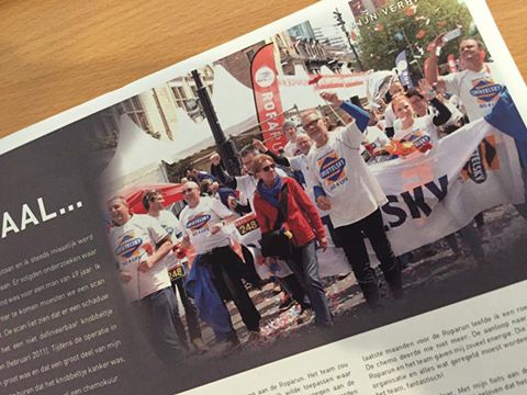 Stg_Roparun's tweet photo. "Hoeveel tijd heb ik nog? De #Roparun is pas over een jaar." Lees het verhaal van Paul in de volgende #Ropareader https://t.co/q0yKbZ9pdk