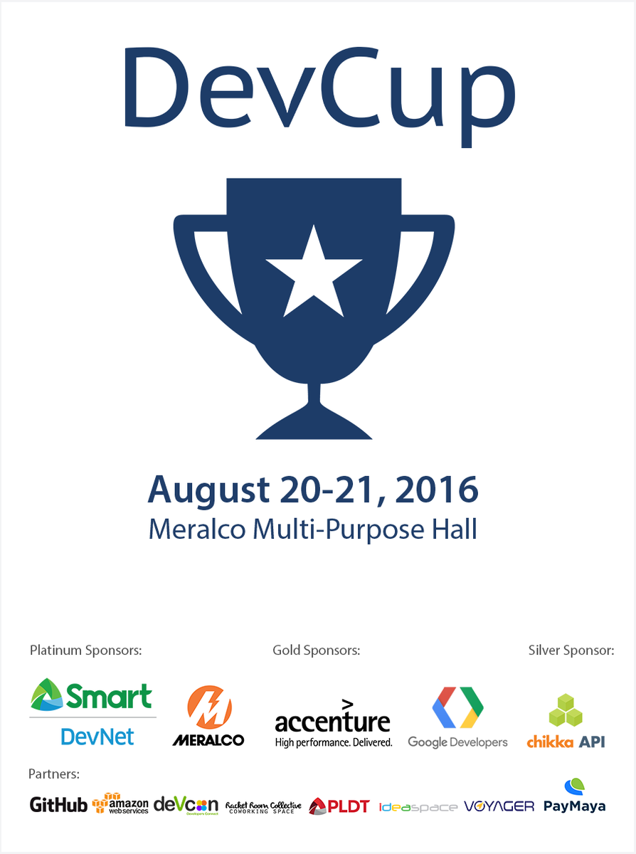 thejohnarce's tweet photo. See you at the 5th Annual WebGeek DevCup 2016 this weekend! #WebGeekDevCup #Hackathon #Developers #DevCup https://t.co/Jz5bJicHez