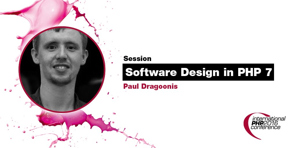 phpconference's tweet image. Session at #ipc16 with @dr4goonis &amp;gt; Software Design in #PHP7 » ow.ly/2pD1303eABS #webarchitecture