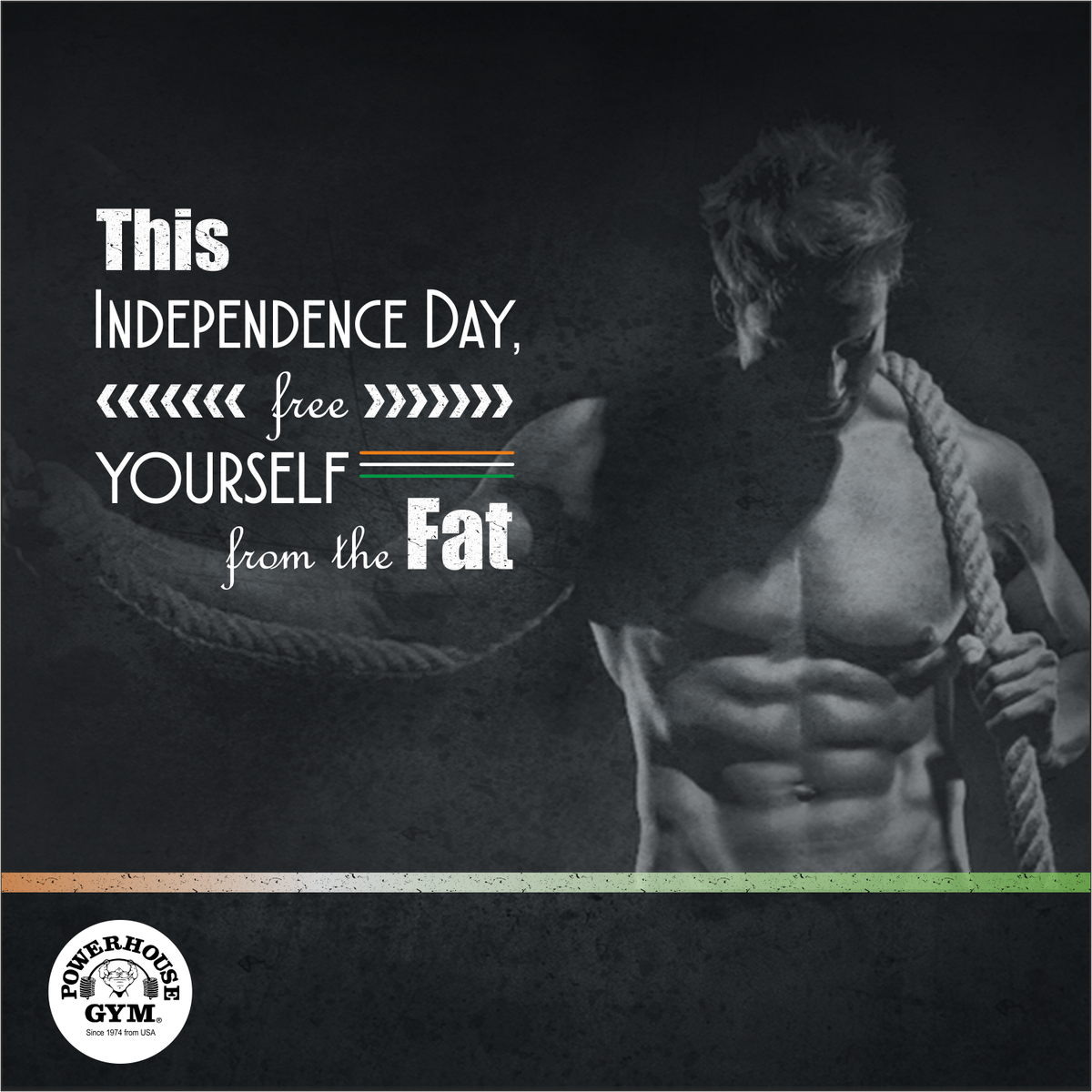 Powerhouse_Gym's tweet photo. Freedom from Fat is a bliss!
Powerhouse Gym wishes you all a Happy Independence Day!
#JaiHind #IndependenceDayIndia https://t.co/OFvGFwVMVJ