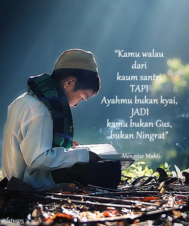 matchaluvya05's tweet photo. @ummihasfa #PhotoQuote #MengejarMukti #KuisDN https://t.co/w9XSUtV1BH