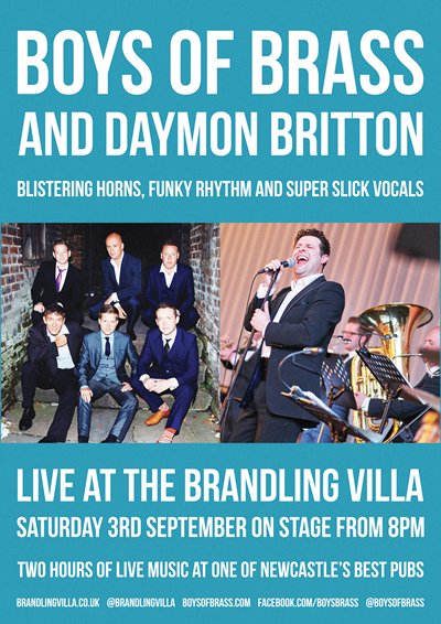 Look our for our poster in the <a href="/brandlingvilla/">Brandling Villa Ⓥ</a>! The Boys of @DaymonBritton there 3rd Sept for a great party!