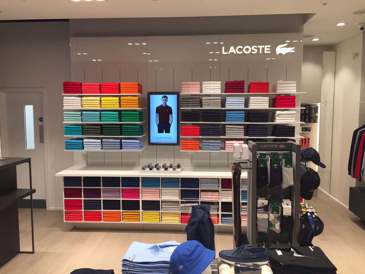 PAShopfitting's tweet image. A look back at the shop fit-out that P&amp;amp;A completed for Lacoste at @HeathrowAirport Airport - T4. Great results!